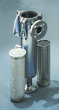 Model 4 High Pressure: Covers are secured by three eyenut assemblies. One of them acts as a hinge, when the cover is opened.