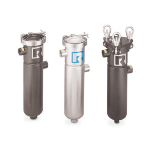Three industrial filters