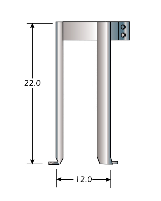 8.5 Metal Saucer Bell: Galvanized & Rust [XC431737] 