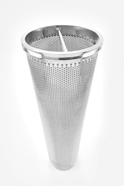 Mesh Lined Stainless Streel Baskets