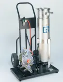 Portable Filtration System. The Perfect choice for batch processing, or filtering from tanks or drums portable_cart