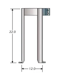 Tripod Leg Assembly - 304 Stainless Steel