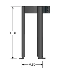 Tripod Leg Assembly - Carbon Steel