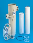 Rosedale’s polypropylene filter housings incorporate a unique one piece, seamless body that handles flows to 100 gpm. polypro