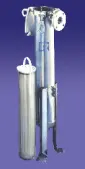 Ethanol Water Treatment & Iron Recovery-Model 6 Bag Filters for particle retention down to 1 micron size. wateriron