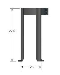Tripod Leg Assembly - Carbon Steel